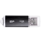 USB флеш накопитель Silicon Power 128GB Blaze B02 Black USB 3.0 (SP128GBUF3B02V1K) U0213341