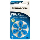 Батарейка PANASONIC PR44 / PR675 (1.4V) * 6 (PR-675H/6LB) U0262450