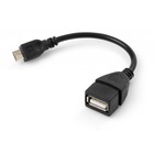 Дата кабель OTG USB 2.0 AF to Micro 5P Vinga (VCPDCOTGMBK) U0369812