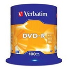 Диск DVD-R Verbatim 4.7Gb 16X CakeBox 100шт (43549) KM03305