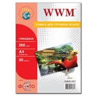Бумага WWM A4 (G260N.20/C) S0009737