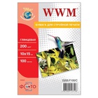 Бумага WWM 10x15 (G200.F100 / G200.F100/C) B0000350
