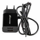Зарядное устройство Grand-X 5V 2,1A 2USB + micro USB Black (CH-35B) U0228067