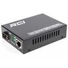 Медиаконвертер RCI 1G, SFP slot, RJ45, standart size metal case (RCI300S-G) U0614690
