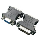 Переходник DVI (24+5 пин)/VGA, M/F HD (3 ряда) Cablexpert (A-DVI-VGA-BK) U0314214