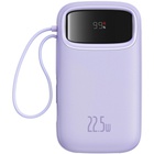 Батарея універсальна Baseus Qpow2 20000mAh 22.5W PD, QC/3.0, Purple (P10055002513-00) U1135469
