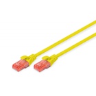 Патч-корд 2м, CAT 6 UTP, AWG 26/7, Cu, LSZH, yellow Digitus (DK-1617-020/Y) U0595661