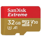 Карта памяти SANDISK 32GB microSD class 10 UHS-I U3 V30 A1 Extreme (SDSQXAF-032G-GN6MN) U0506057
