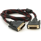 Кабель мультимедійний DVI M to DVI M 1.5m 24+1pin black/red Merlion (YT-DVI(M)/(M)NY/RD-1.5m) U1098527