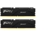 Модуль пам'яті для комп'ютера DDR5 16GB (2x8GB) 5200 MHz Beast Black Kingston Fury (ex.HyperX) (KF552C36BBEK2-16) U0862903