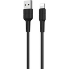 Дата кабель USB 2.0 AM to Lightning 1.0m 2.4A silicone BX30 black BOROFONE (6931474706867) U1067135