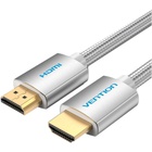 Кабель мультимедійний HDMI to HDMI 10.0m V2.0 4K 60Hz Silver Metal Type Vention (AABIL) U0955490