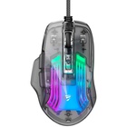 Мишка Havit HV-MS1011SE USB Transparent Black (6950676270280) U1080763