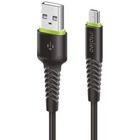 Дата кабель USB 2.0 AM to Micro 5P 2.0m CBFLEXM2 black Intaleo (1283126521430) U0760607