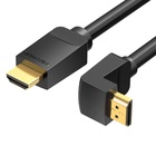 Кабель мультимедійний HDMI M to HDMI M 1.0m 90° corner black Vention (AAQBF) U1125443