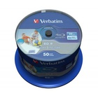 Диск BD-R Verbatim 25Gb 6x Cacke 50шт Wide Inkjet Printable SL Datalife (43812) U0101853