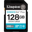 Карта пам'яті Kingston 128GB SDXC сlass 10 UHS-I U3 V30 Canvas Go Plus G4 (SDG4/128GB) U1038897