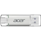USB флеш накопичувач Acer 64GB UT300 USB-A/Type-C 3.2 Silver (BL.9BWWA.589) U1187084