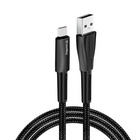 Дата кабель ColorWay USB 2.0 AM to Type-C 1.0m zinc alloy + led black (CW-CBUC035-BK) U0485452