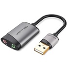 Звукова плата USB AM to 2x3.5mm F 0.15m gray Vention (CDKHB) U1179433