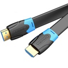 Кабель мультимедійний HDMI M to HDMI M 8.0m V2.0 4K60Hz PVC flat black Vention (AAKBK) U1167876