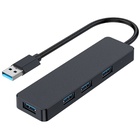 Концентратор Gembird USB 3.0 4 ports black (UHB-U3P4-04) U0792376