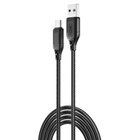 Дата кабель USB 2.0 AM to USB-C 1.0m braided black XO (NB235_C_Black) U1105104