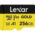 Карта пам'яті Lexar 256GB microSDXC class 10 UHS-II U3 V60 A1 Professional Gold (LMSGOLD256G-BNNNG) U1096934