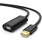 Дата кабель USB 2.0 AM to AF 20.0m Active black Ugreen (10324) U1130666