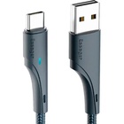 Дата кабель USB 2.0 AM to USB-C 0.25m black Essager (EXCT-LSB01) U1106701