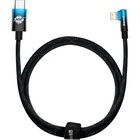 Дата кабель USB-C to Lightning 1.0m 20W 90° corner black/blue Baseus (CAVP000221) U1106554