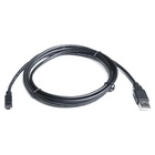 Дата кабель USB 2.0 AM to Micro 5P 0.6m Pro black REAL-EL (EL123500021) U0358964