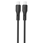 Дата кабель USB-C to USB-C 1.0m 60W black XO (NBQ231B_Black) U1105118