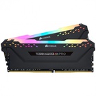 Модуль памяти для компьютера DDR4 16GB (2x8GB) 3600 MHz Vengeance RGB Pro Black Corsair (CMW16GX4M2D3600C18) U0565763