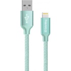 Дата кабель USB 2.0 AM to Lightning mint ColorWay (CW-CBUL004-MT) U0380185