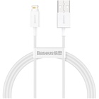 Дата кабель USB 2.0 AM to Lightning 1.0m 2.4A white Baseus (CALYS-A02) U1106575