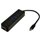 Переходник Dynamode USB 3.1 Type-C - RJ45 Gigabit Lan, 3*USB 3.0 (USB3.1-TypeC-RJ45-HUB3) U0641830
