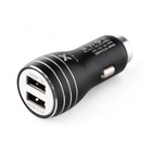Зарядное устройство Vinga Dual USB Car Charger aluminium 15.5W Max (VCCAABK) U0385274