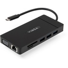 Концентратор Vinga USB-C 3.1 to VGA+HDMI+RJ45+3xUSB3.0+USB2.0+SD/TF+PD+Audio (VHYC10) U0873551