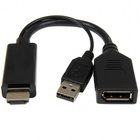 Переходник HDMI to DisplayPort, 4K 30Hz Cablexpert (A-HDMIM-DPF-01) U0626237