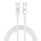 Дата кабель USB-C to USB-C 1.0m 100W white Grand-X (CC-100W) U1072900
