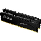 Модуль памяти для компьютера DDR5 64GB (2x32GB) 5200 MHz Beast Black Kingston Fury (ex.HyperX) (KF552C40BBK2-64) U0821886