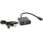 Перехідник micro HDMI M to VGA F + Audio 0.3m 4K/2K black Voltronic (YT-C-mHDMI(M)/VGA(F)+AUX) U1099536