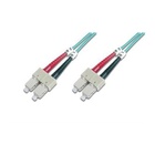 Оптичний патчкорд Digitus SC/UPC-SC/UPC, 50/125, MM, OM3, duplex, 2м (DK-2522-02/3) U0864056