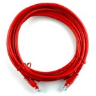 Патч-корд 10м, RJ-45, Cat.5e, CU, медь, красный Ritar (PCR-CU/10Rd / 04294) U0534720