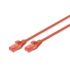 Патч-корд 2м, CAT 6 UTP, AWG 26/7, Cu, LSZH, red Digitus (DK-1617-020/R) U0595664