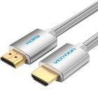Кабель мультимедійний HDMI M to HDMI M 1.0m V2.0 4K60Hz braided aluminum alloy gray Vention (AABIF) U1167851