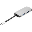 Концентратор PowerPlant Type-C - HDMI 4K, USB 3.0, USB Type-C, RJ45 (CA911691) U0421884