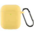 Чехол для наушников Armorstandart Ultrathin Silicone Case With Hook для Apple AirPods 2 Yellow (ARM59696) U0857155