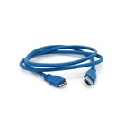 Дата кабель USB 3.0 AM to Micro B 1.0m blue Voltronic (YT-3.0AM\Micro-B-1.0BL) U1084399